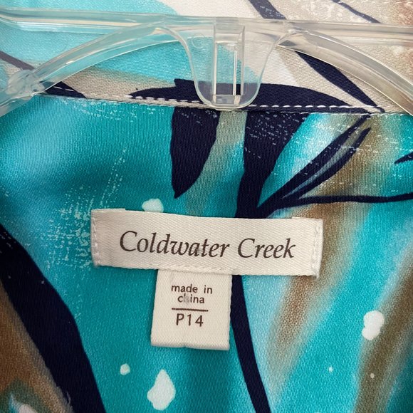 COLDWATER CREEK Shirt Jacket, Size Petite 14 - Picture 7 of 9